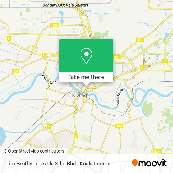 Lim Brothers Textile Sdn. Bhd. map