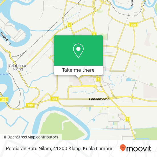 Persiaran Batu Nilam, 41200 Klang map