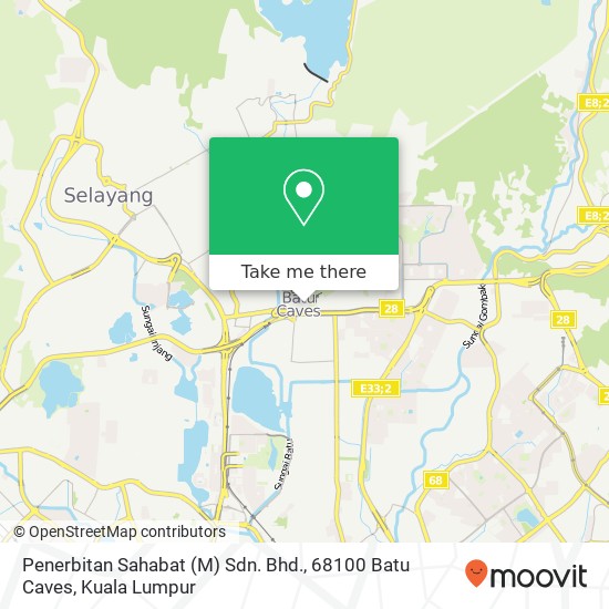 Penerbitan Sahabat (M) Sdn. Bhd., 68100 Batu Caves map