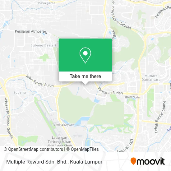 Multiple Reward Sdn. Bhd. map