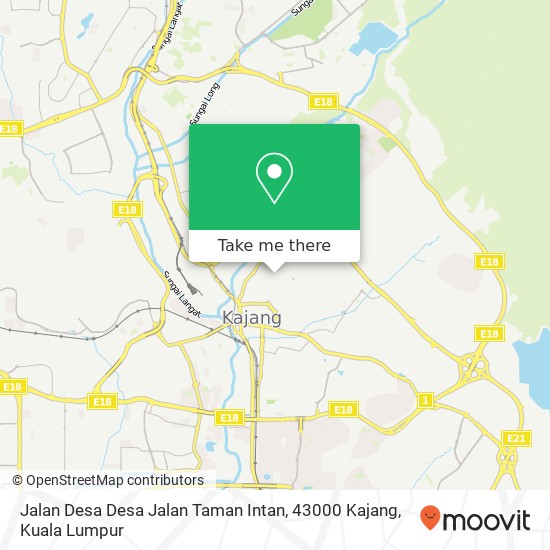 Jalan Desa Desa Jalan Taman Intan, 43000 Kajang map