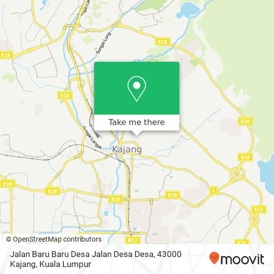 Jalan Baru Baru Desa Jalan Desa Desa, 43000 Kajang map