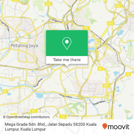 Peta Mega Grade Sdn. Bhd., Jalan Sepadu 58200 Kuala Lumpur