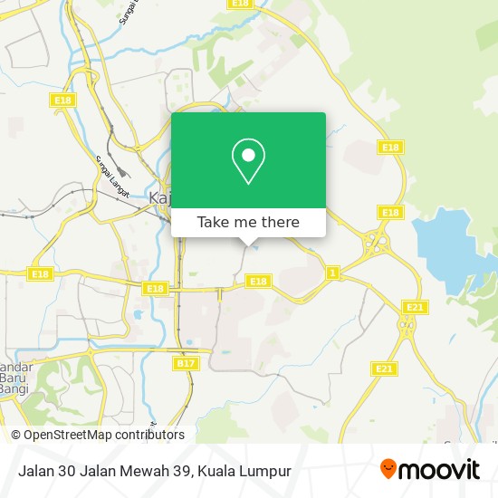 Peta Jalan 30 Jalan Mewah 39