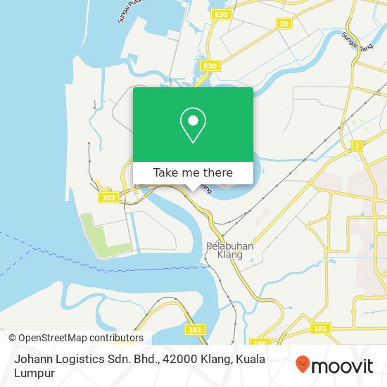 Johann Logistics Sdn. Bhd., 42000 Klang map
