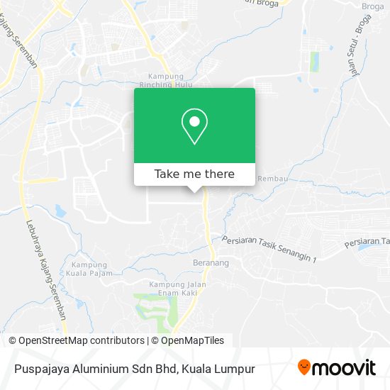 Puspajaya Aluminium Sdn Bhd map