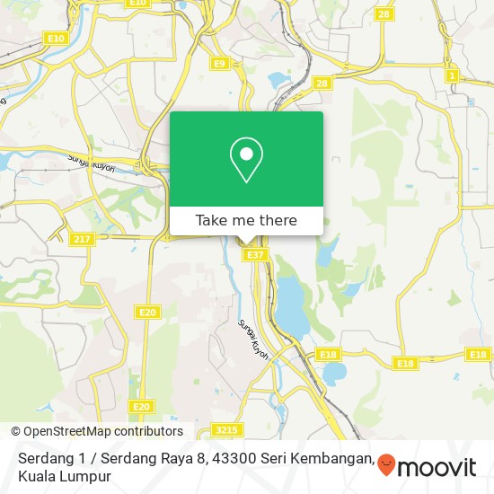 Serdang 1 / Serdang Raya 8, 43300 Seri Kembangan map