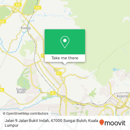 Jalan 9 Jalan Bukit Indah, 47000 Sungai Buloh map