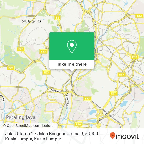 Jalan Utama 1 / Jalan Bangsar Utama 9, 59000 Kuala Lumpur map