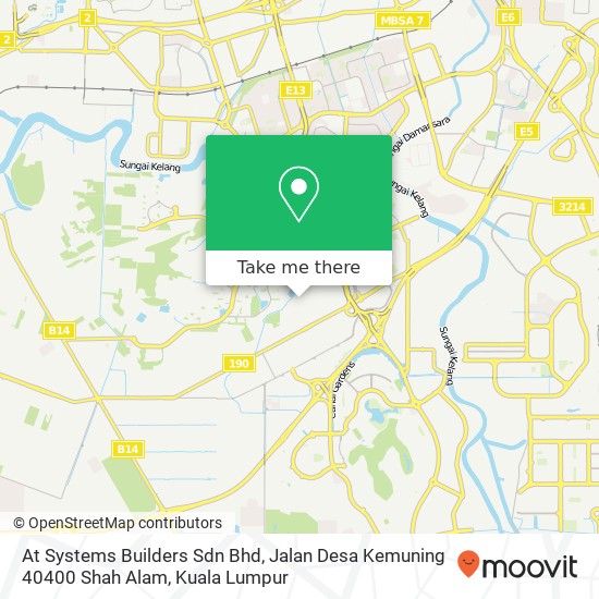 At Systems Builders Sdn Bhd, Jalan Desa Kemuning 40400 Shah Alam map