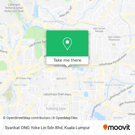 Syarikat ONG Yoke Lin Sdn Bhd map