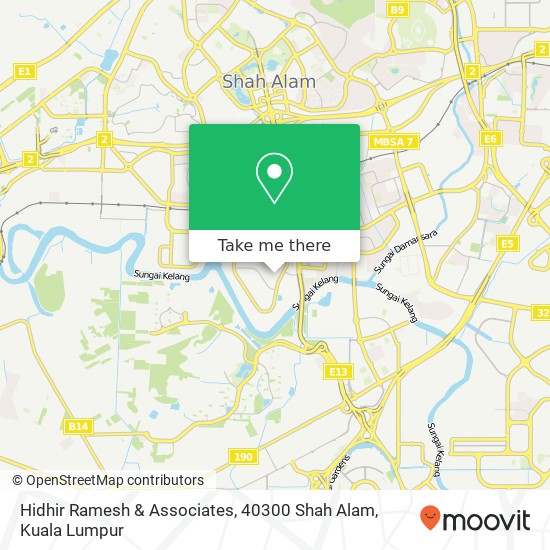 Hidhir Ramesh & Associates, 40300 Shah Alam map