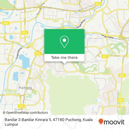 Bandar 3 Bandar Kinrara 5, 47180 Puchong map