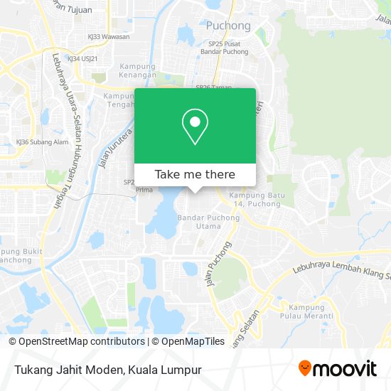 Peta Tukang Jahit Moden