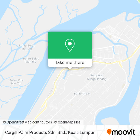 Cargill Palm Products Sdn. Bhd. map