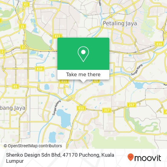 Shenko Design Sdn Bhd, 47170 Puchong map