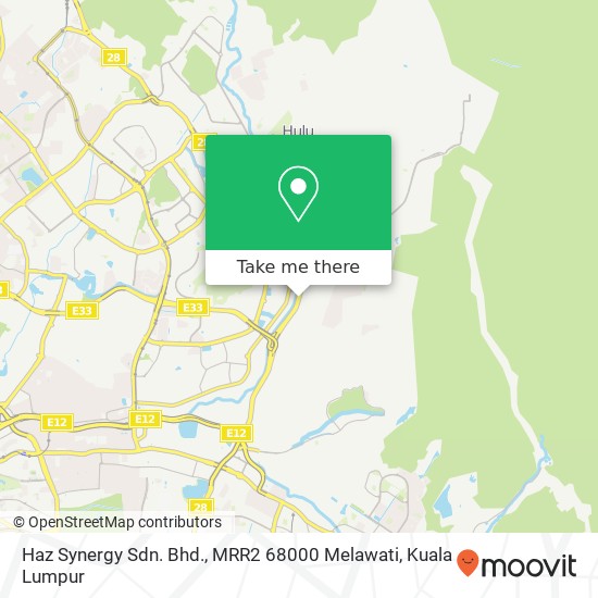Haz Synergy Sdn. Bhd., MRR2 68000 Melawati map
