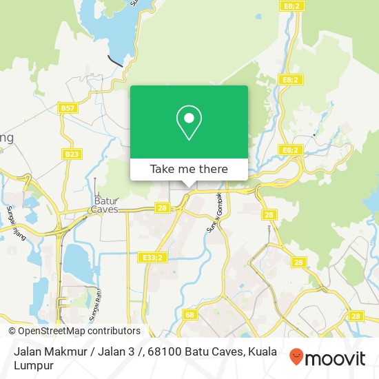 Jalan Makmur / Jalan 3 /, 68100 Batu Caves map