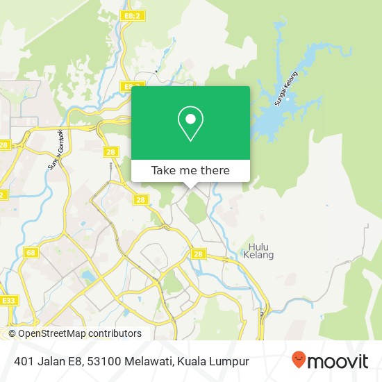 401 Jalan E8, 53100 Melawati map