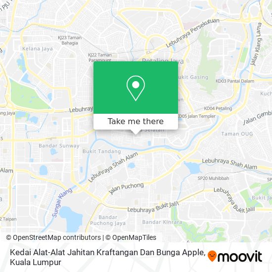 Kedai Alat-Alat Jahitan Kraftangan Dan Bunga Apple map