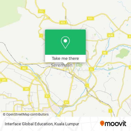 Interface Global Education map