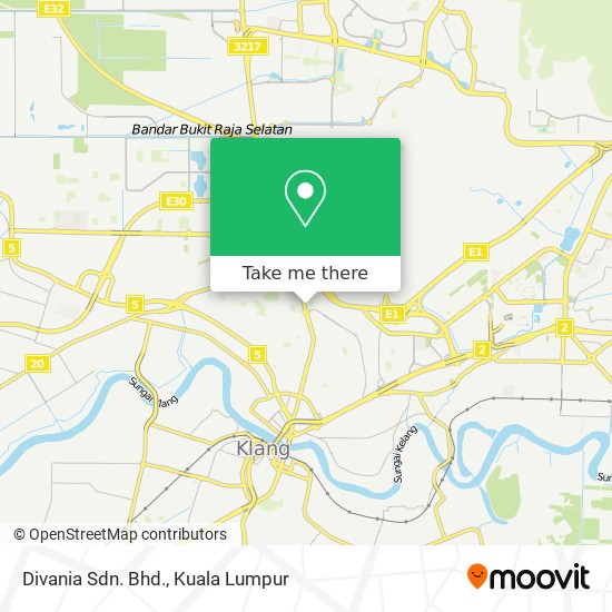 Divania Sdn. Bhd. map