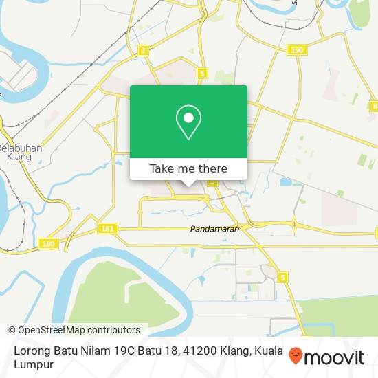 Lorong Batu Nilam 19C Batu 18, 41200 Klang map