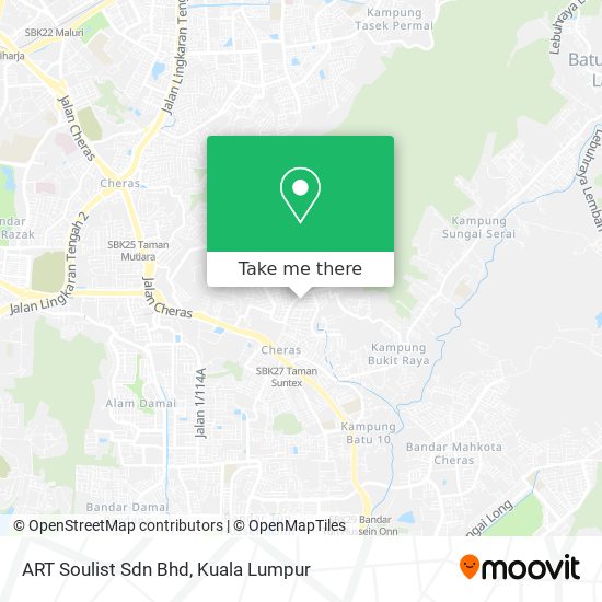ART Soulist Sdn Bhd map