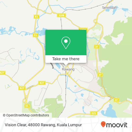 Vision Clear, 48000 Rawang map