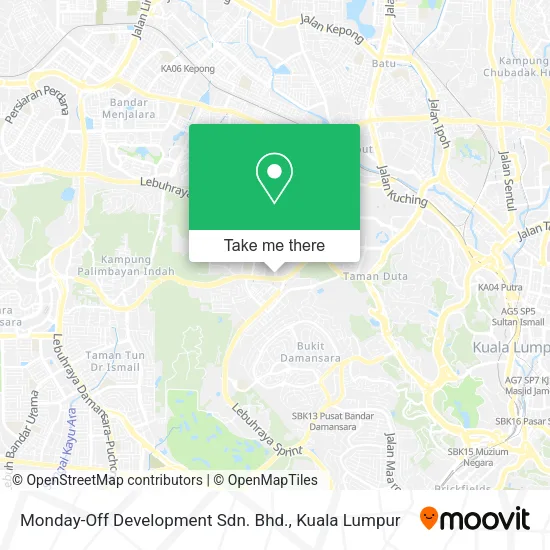 Monday-Off Development Sdn. Bhd. map