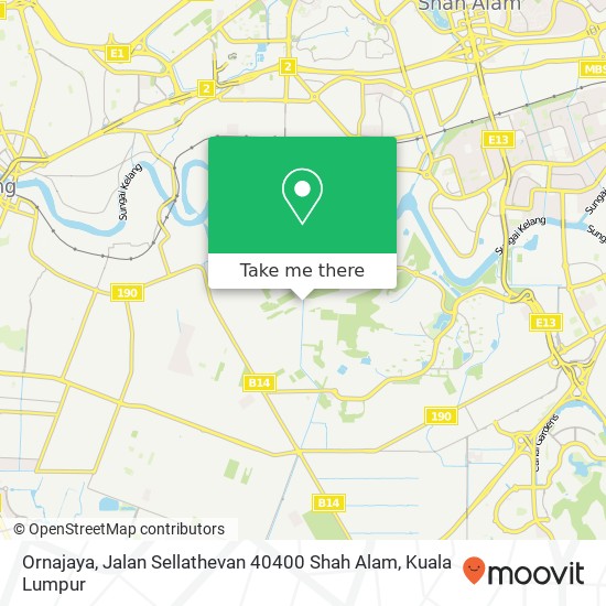 Ornajaya, Jalan Sellathevan 40400 Shah Alam map