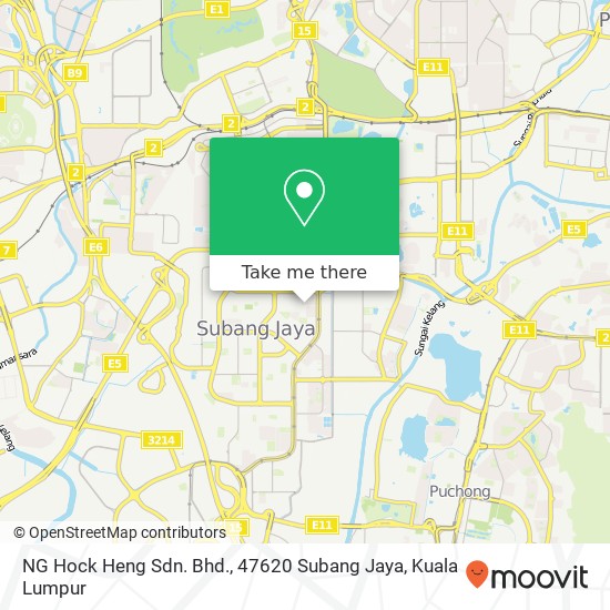 NG Hock Heng Sdn. Bhd., 47620 Subang Jaya map