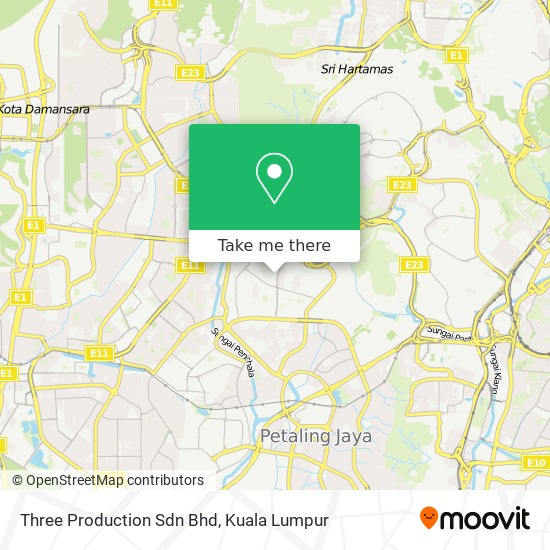 Three Production Sdn Bhd map
