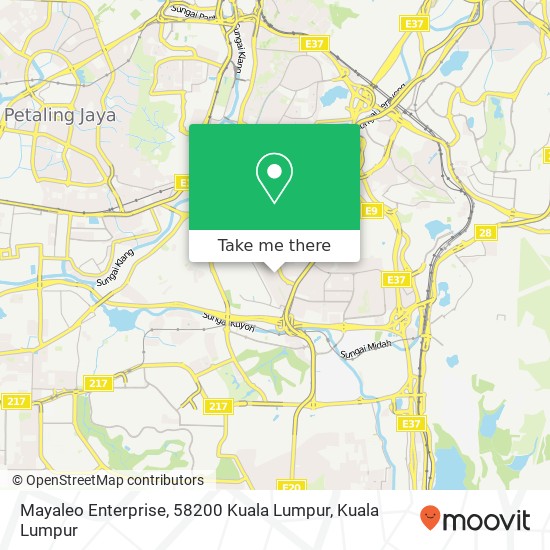 Mayaleo Enterprise, 58200 Kuala Lumpur map