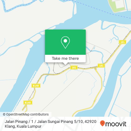 Jalan Pinang / 1 / Jalan Sungai Pinang 5 / 10, 42920 Klang map