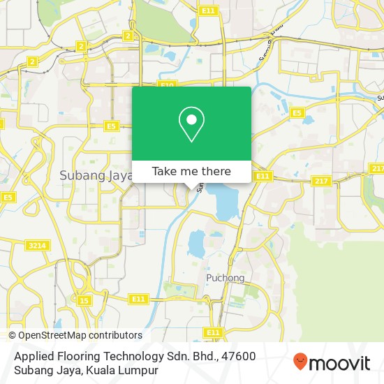 Applied Flooring Technology Sdn. Bhd., 47600 Subang Jaya map