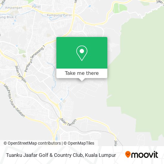 Tuanku Jaafar Golf & Country Club map