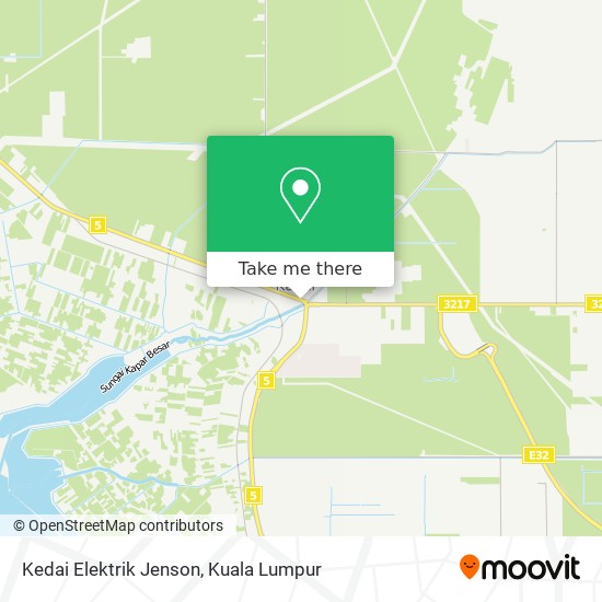 Kedai Elektrik Jenson map