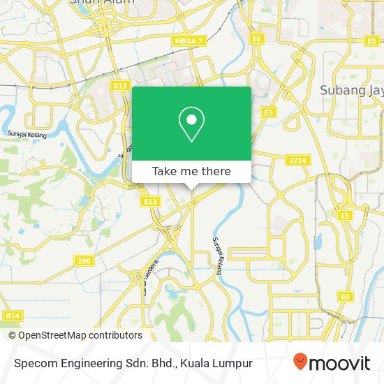 Specom Engineering Sdn. Bhd. map