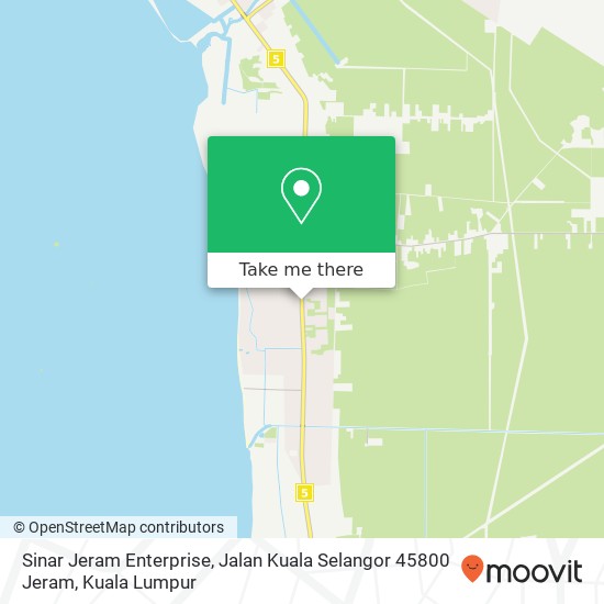 Sinar Jeram Enterprise, Jalan Kuala Selangor 45800 Jeram map