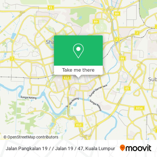 Jalan Pangkalan 19 / / Jalan 19 / 47 map