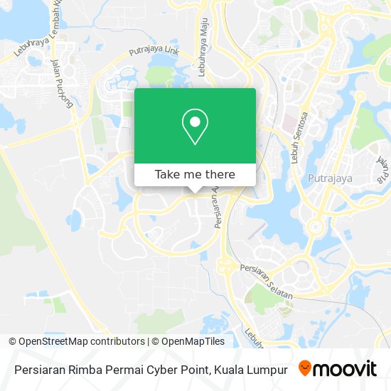 Persiaran Rimba Permai Cyber Point map