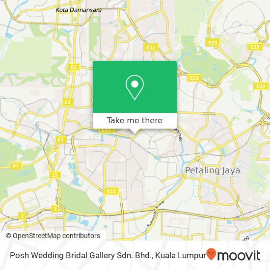 Posh Wedding Bridal Gallery Sdn. Bhd. map