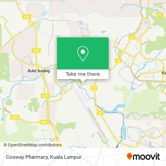 Cosway Pharmacy map