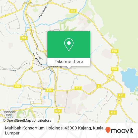 Peta Muhibah Konsortium Holdings, 43000 Kajang