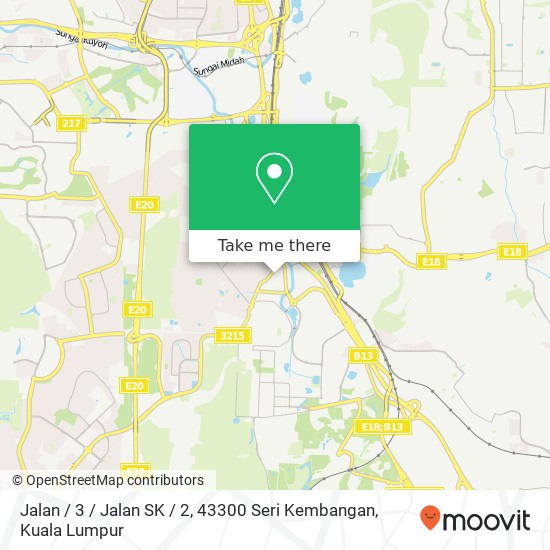 Peta Jalan / 3 / Jalan SK / 2, 43300 Seri Kembangan