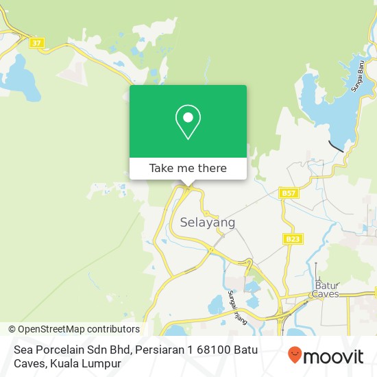 Peta Sea Porcelain Sdn Bhd, Persiaran 1 68100 Batu Caves