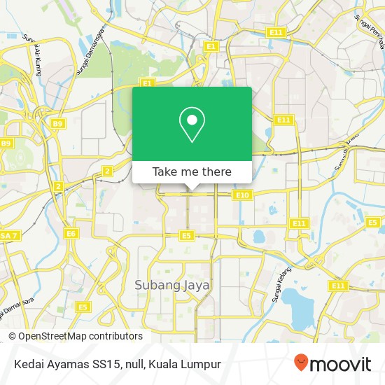 Kedai Ayamas SS15, null map