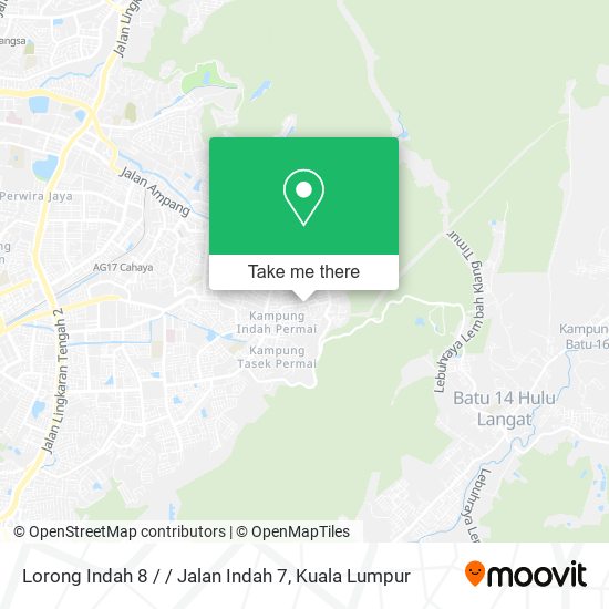 Lorong Indah 8 / / Jalan Indah 7 map