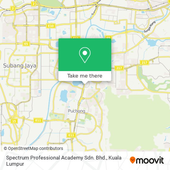 Peta Spectrum Professional Academy Sdn. Bhd.